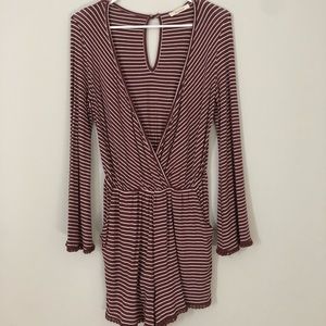 Striped romper